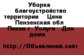 Уборка, благоустройство территории. › Цена ­ 100 - Пензенская обл., Пенза г. Услуги » Для дома   